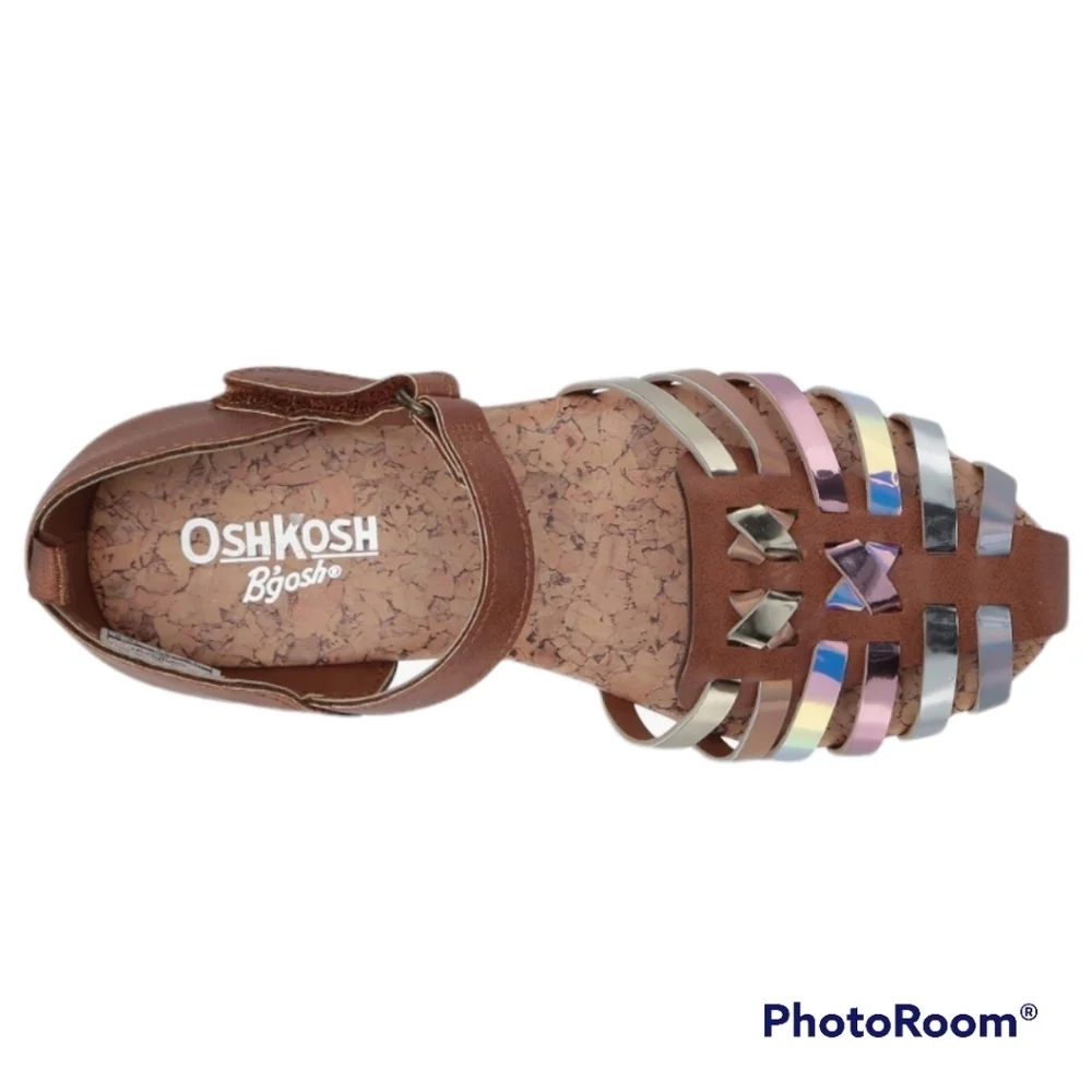 Oshkosh B'Gosh Halle Toddler Girl' Fashion Sandals. Size 7 Toddler